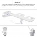 ALLOMN Practical Bidet Water Sprayer Attachment Toilet Seat Single Fresh Water Sprinkler Ass Wash Nozzle Non-Electric Fit for 15/16 Inch North America Standard - B07C4VGJJC